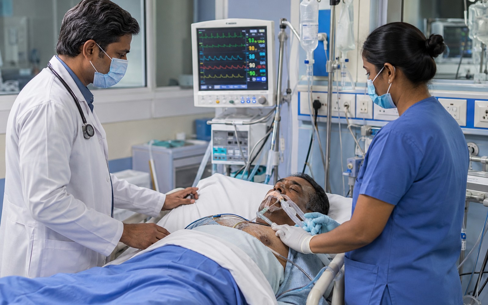 Critical care at Sarvodya Hospital