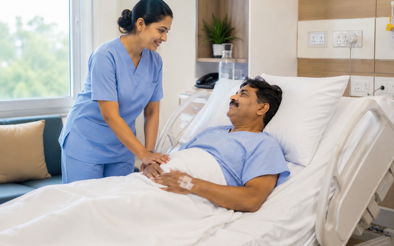 In-patient care at Sarvodya Hospital